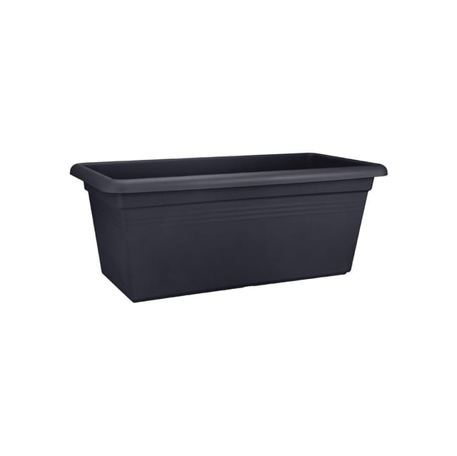 Elho - Pflanzkasten Green Basics xxl schwarz 96,6 cm Blumenkästen