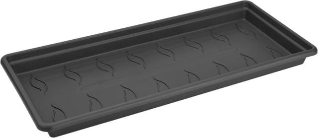 Elho - Untersetzer Green Basics xxl schwarz 72,6 x 33,6 cm Untersetzer