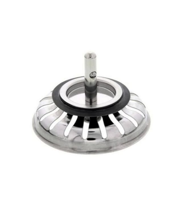 125590 Siebkörbchen 3,5 Zoll (80mm), Edelstahl-Siebkorb für Küchenspülen ohne Excenter-Bedienung, 18 Schlitze - Blanco