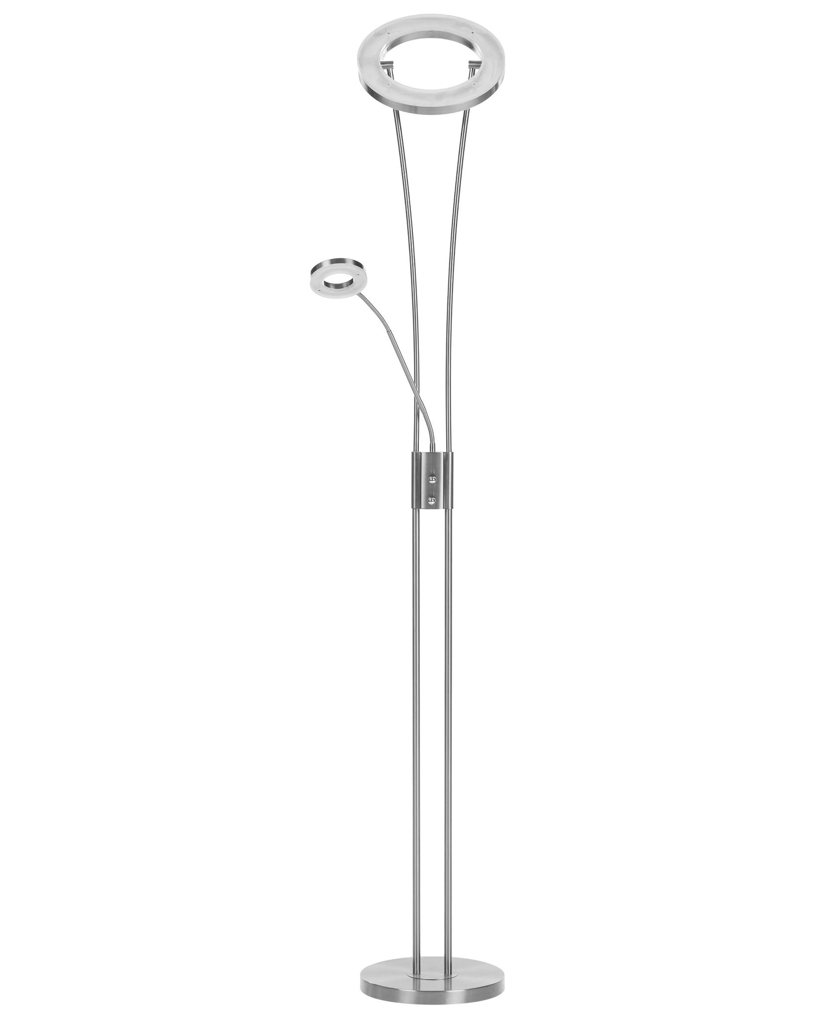 Led Stehlampe Kennet Mit Dimmer Metall Grau