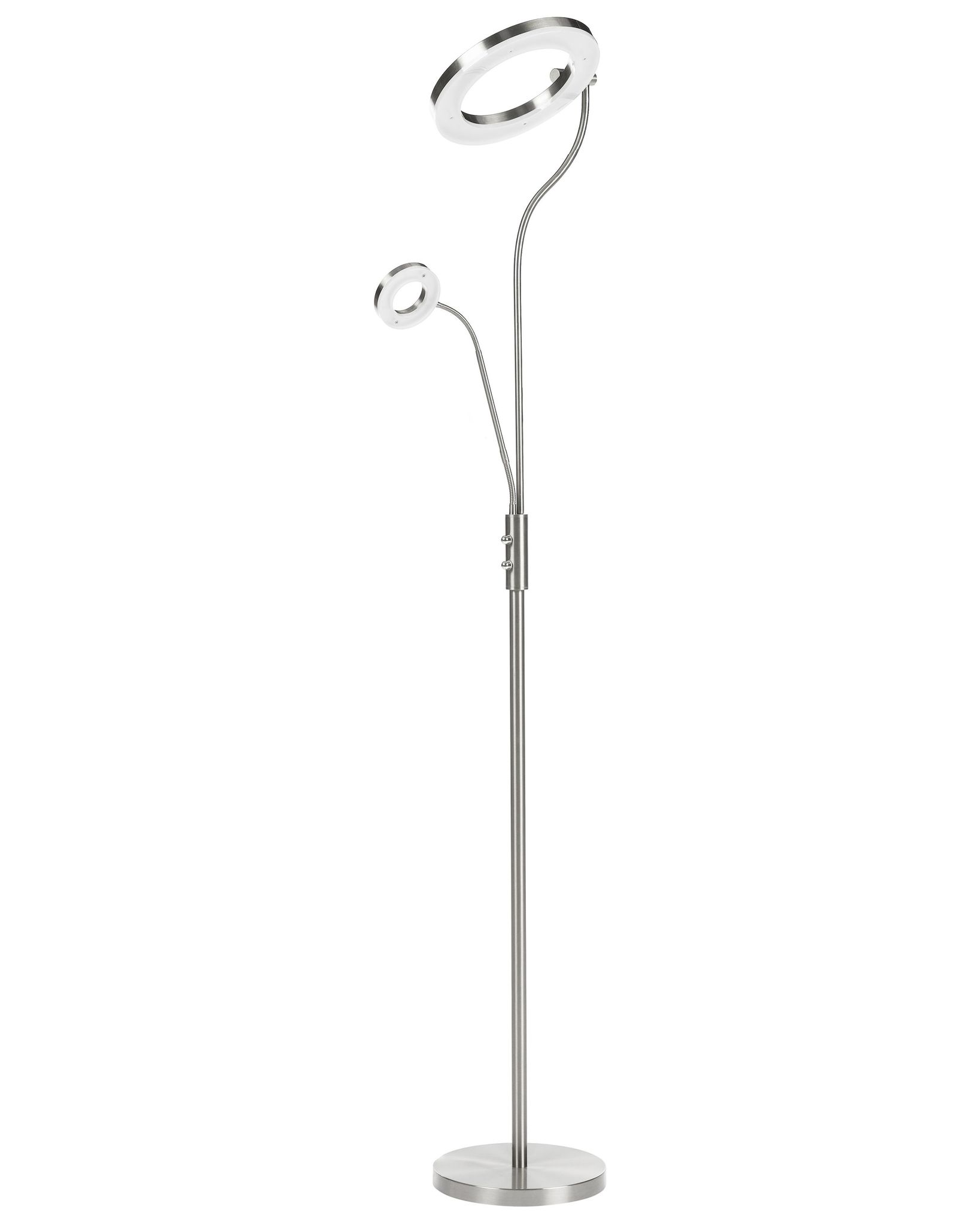 Led Stehlampe Afton Metall Silber