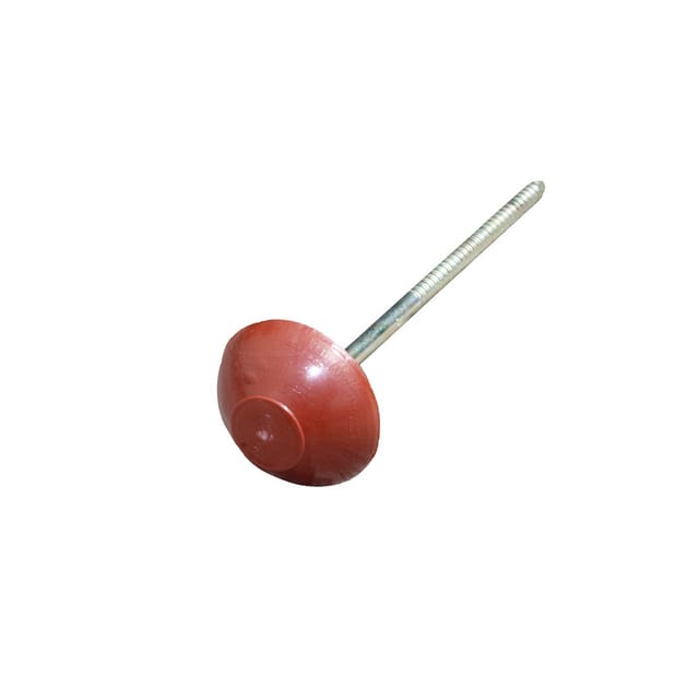 Bitumenplattenspieß (x50) l 6,5 cm Rot, l: 6,5 cm