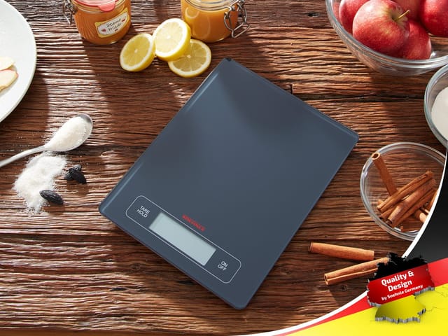 Soehnle - kwd page Profi Küchenwaage für max. 15 kg, Küchenwaage mit großer Wiegefläche