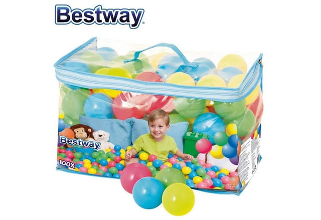 100 Bälle für Spielplatz oder Planschbecken Bestway 52027