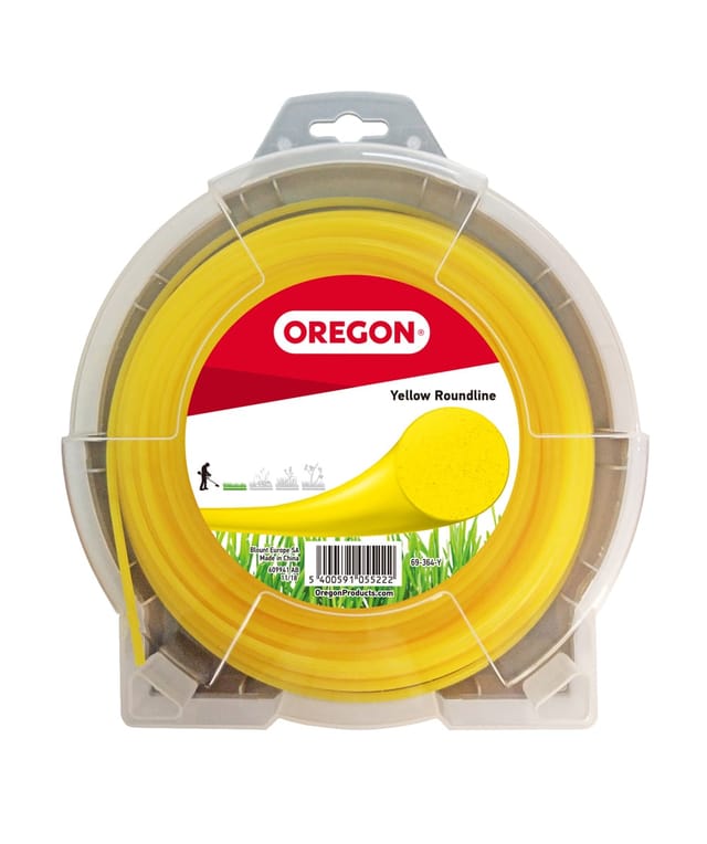 Freischneiderschnur, rund, Nylon, gelb, ø 3.0mm/56m Oregon 69-370-Y