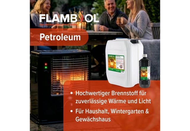 Höfer Chemie Gmbh - 3x 20 l flambiol® Petroleum Heizöl