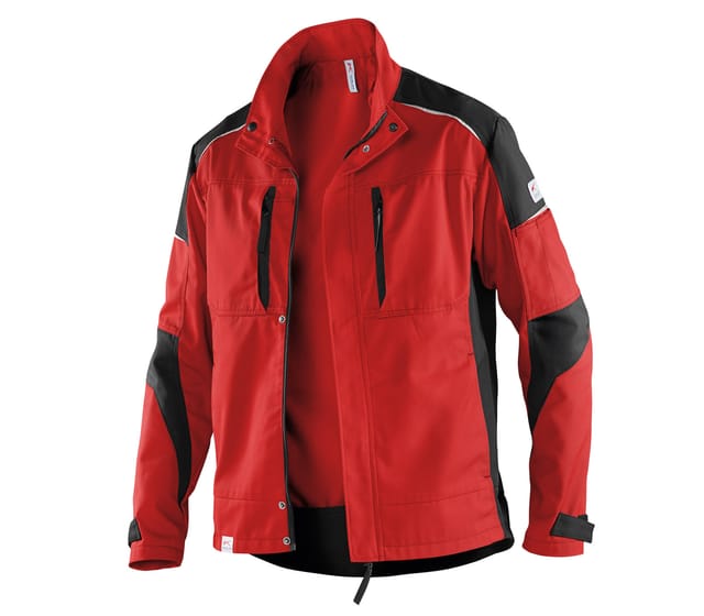 Kübler Jacke activiq mittelrot/schwarz Gr. xs
