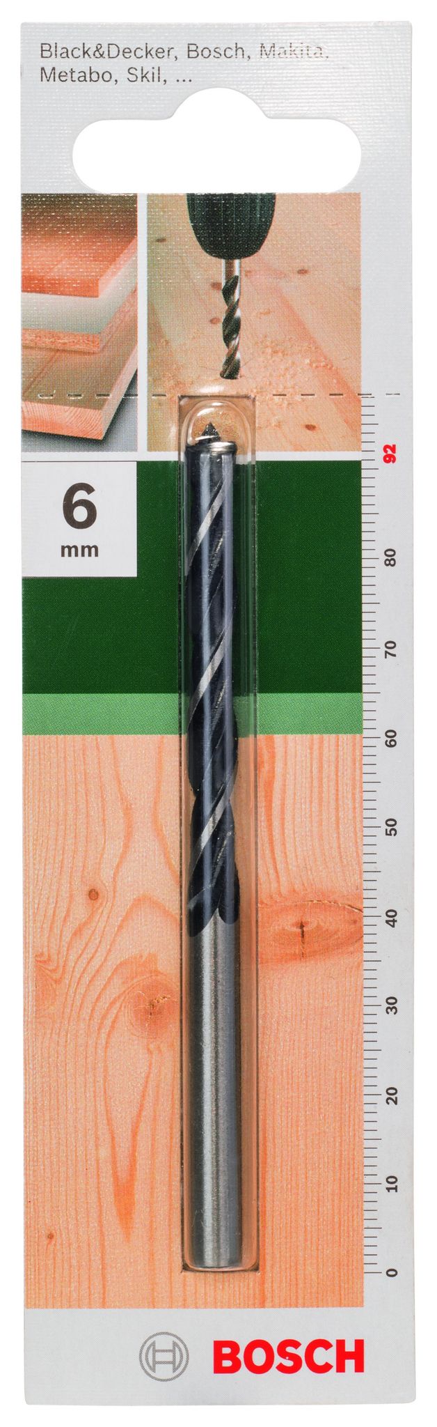 Spiralbohrer Für Holz Ø 60 Mm- L- 92 Mm Bosch 2609255203