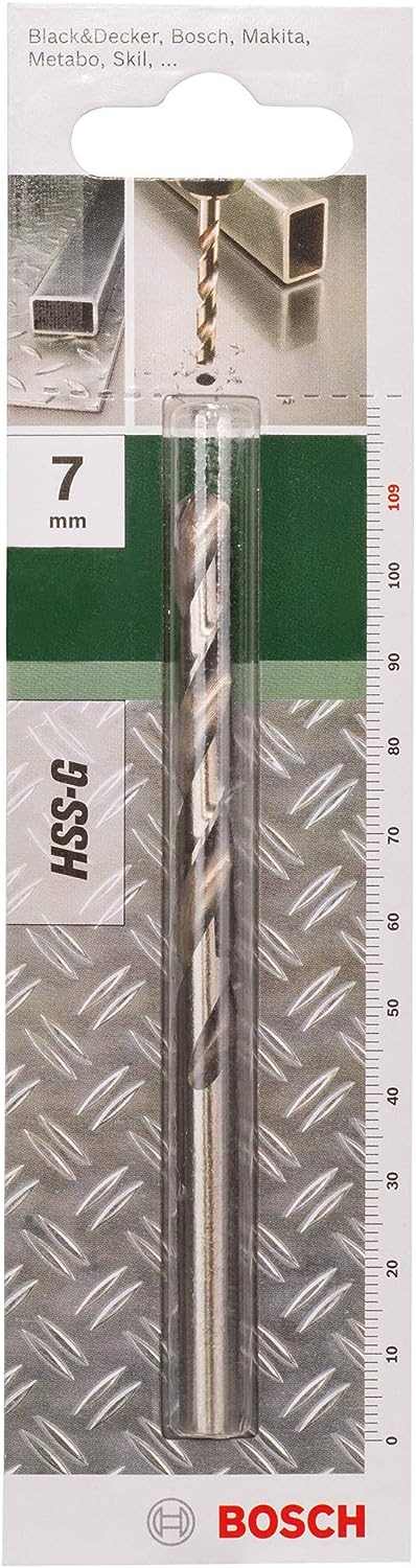 Bosch 2609255051 Metallbohrer Hss-g, Din 338 D= 7,5 Mm L= 109 Mm