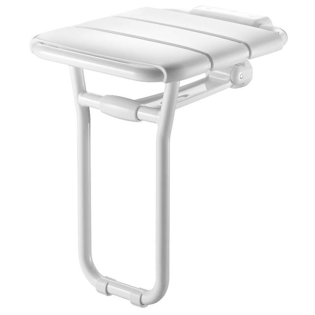 Alu-Duschklappsitz mit Fuß Delabie 510400