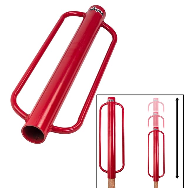 Handramme Pfahlramme 8kg Pfostenramme Pfahlhammer Ramme DHR8 Zaunbau Weidezaun