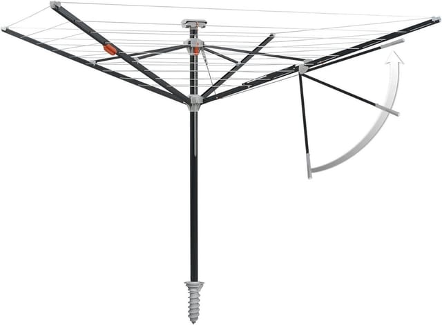 Wäschespinne Futura Elegant xxl lift, Hähenverstellung, 5-6 Wäscheladungen - Juwel