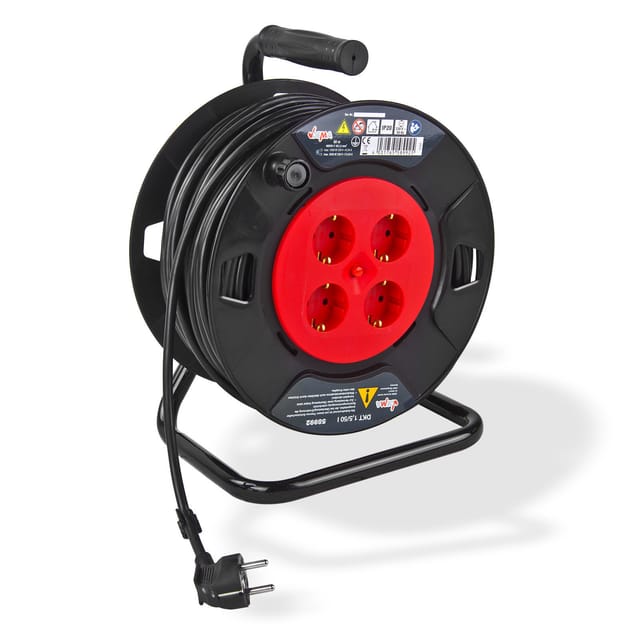 Dema - Kabeltrommel 50m H05RR-F3G1,5 IP44
