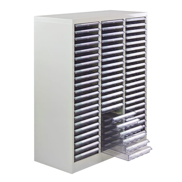 Metall Schubladenschrank / Schubladencontainer, 3x21 Schübe, 1010x795x350 mm - ADB