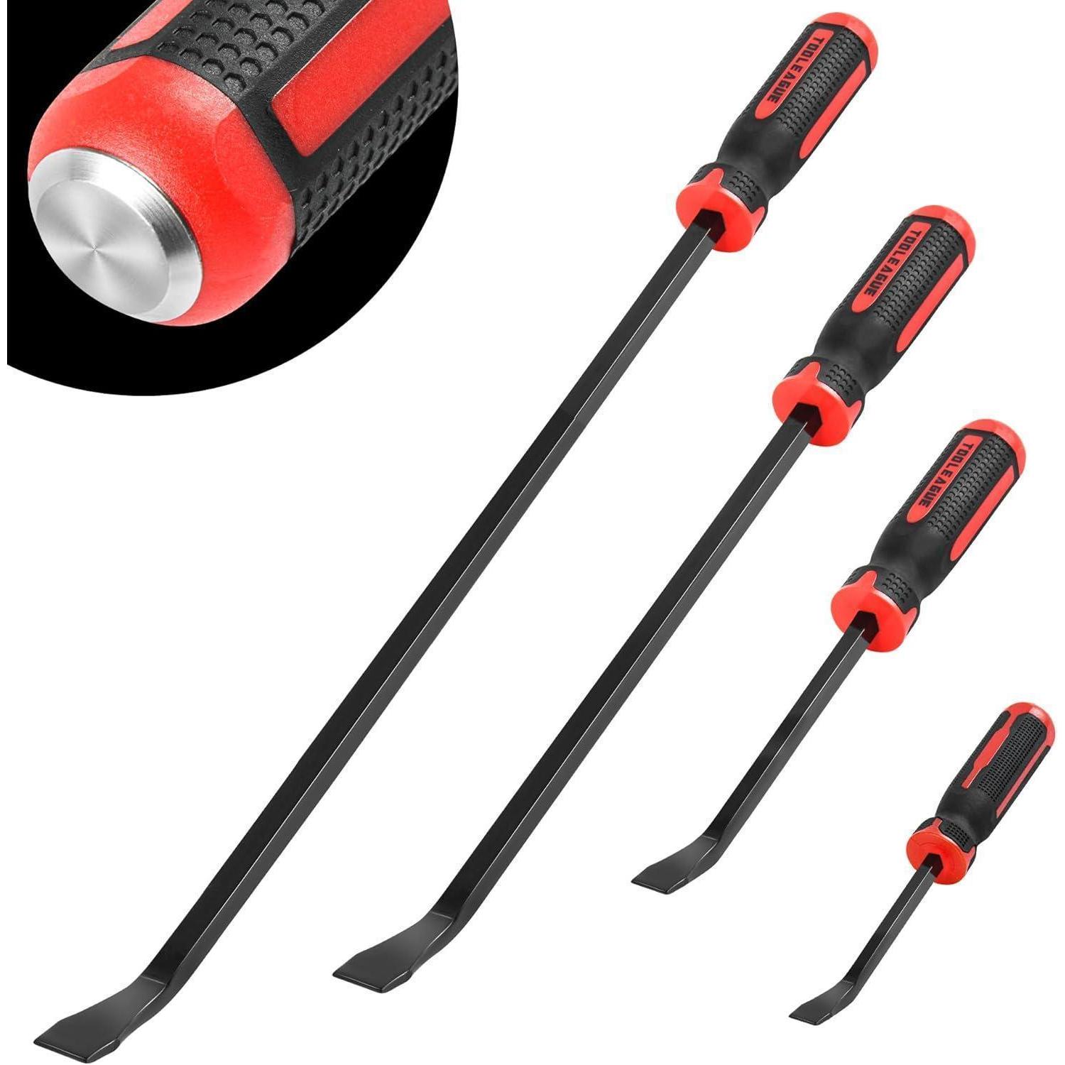 Hebelstangen-set 4-teilig, 20-61 Cm, Mit Schlagkappe, Crv-stahl