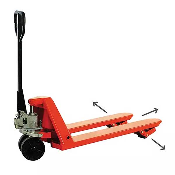 Handhubwagen 4-wege - Tragfähigkeit 1500 Kg - Gabeln 1150x680 Mm - Ideal Für Beengte Platzverhältnisse - Einfache Handhabung - Actwo15l