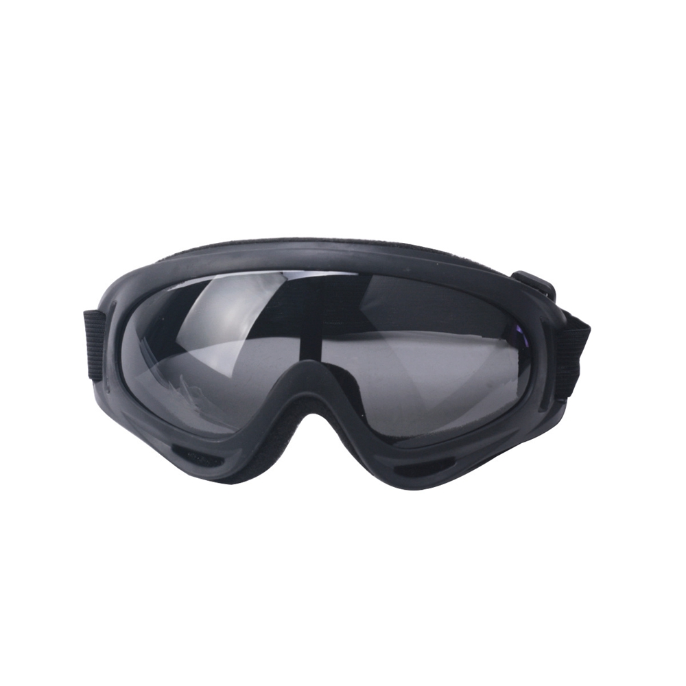 X400 Motorradbrille, Outdoor-schutzmaske, Graue Gläser, Schwarzer Rahmen, Winddichte Brille Für Radfahren, Harley-davidson, Motorradfahren Und Taktische Aktivitäten