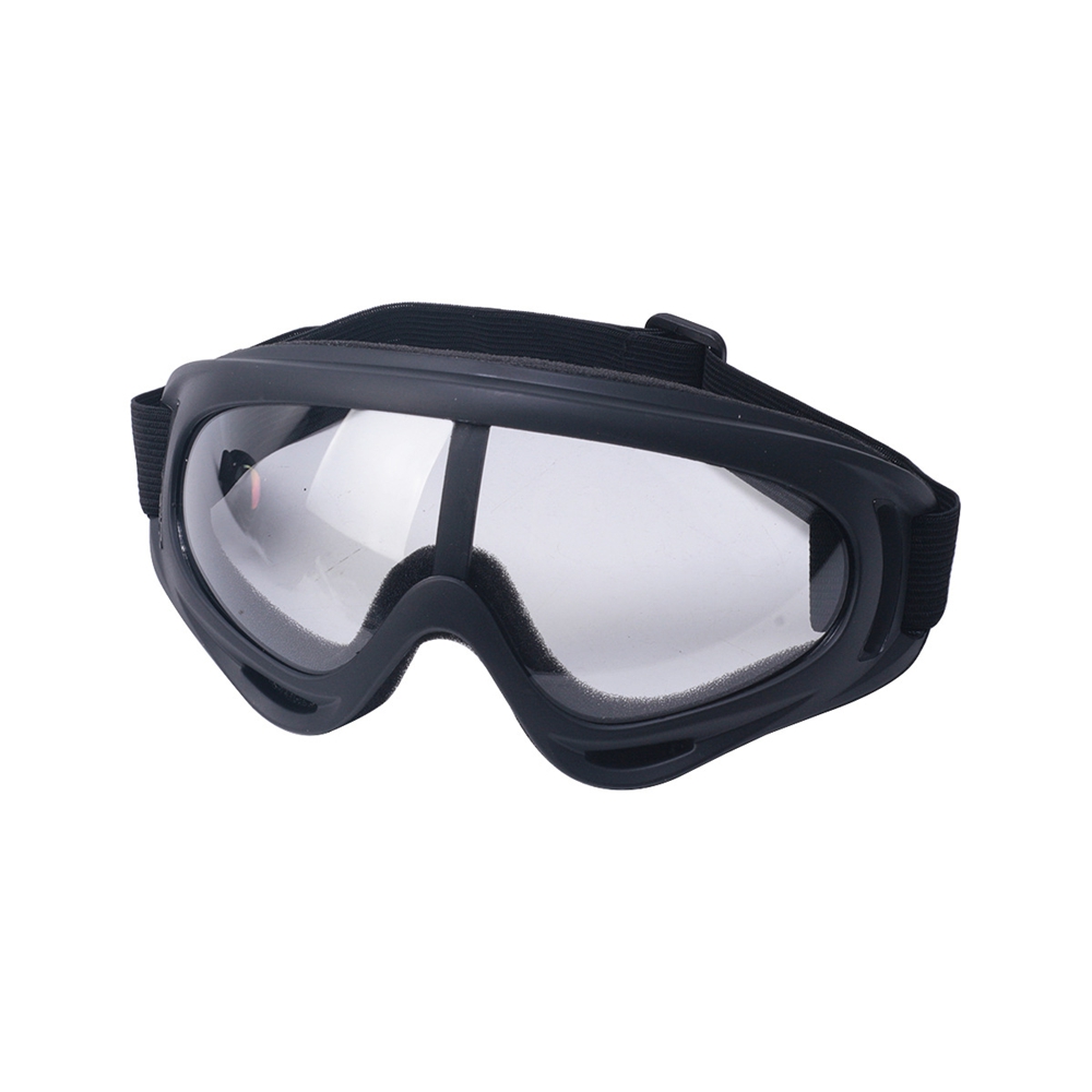 X400 Schutzbrille, Winddichte Maske Für Motorrad- Und Fahrradfahren, Klares Visier, Schwarzer Rahmen, Für Harley, Sport- Und Taktische Aktivitäten