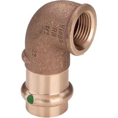 Viega Italia Srl - Viega Sanpress Übergangsbogen 90° 22 mm x 3/4' ig 283711