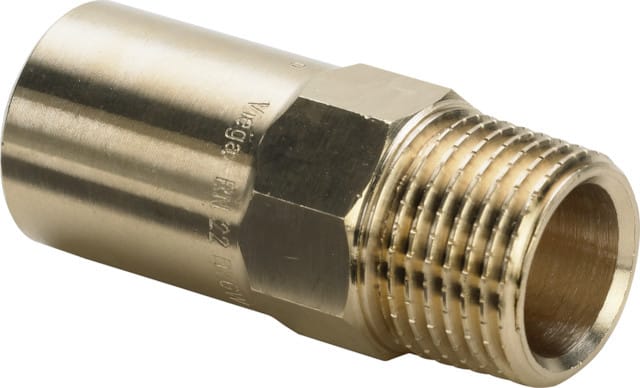 Viega Italia Srl - Viega Einsteckstück Sanpress 2211.1 in 22mm x R3/4 Siliziumbronze