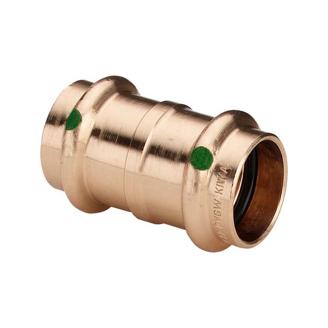 Muffe mit sc Sanpress 2215 in 28mm Siliziumbronze - Viega
