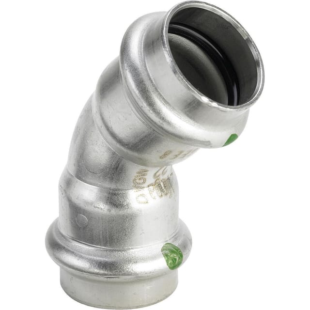Viega Bogen i/i 45° Sanpress Inox Edelstahl 35mm