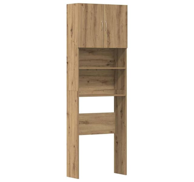 Waschmaschinenschrank Artisan-Eiche 64x24x190 cm Holzwerkstoff Vidaxl