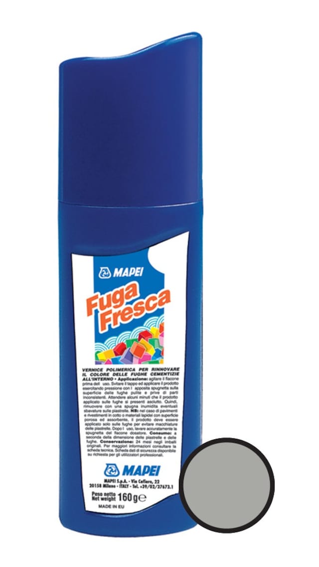 Fuga Fresca Farbe auf Acrylharzbasis zur Erneuerung der Farbe von Fugen, Mittelgrau (FUGAFRESCA112) - Mapei