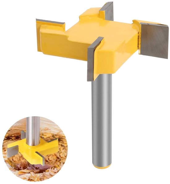 Spoilboard-fräser, 8-mm-schaft-reinigungsfräser Für Holzbearbeitung, Flächenfräsen Und Hobeln