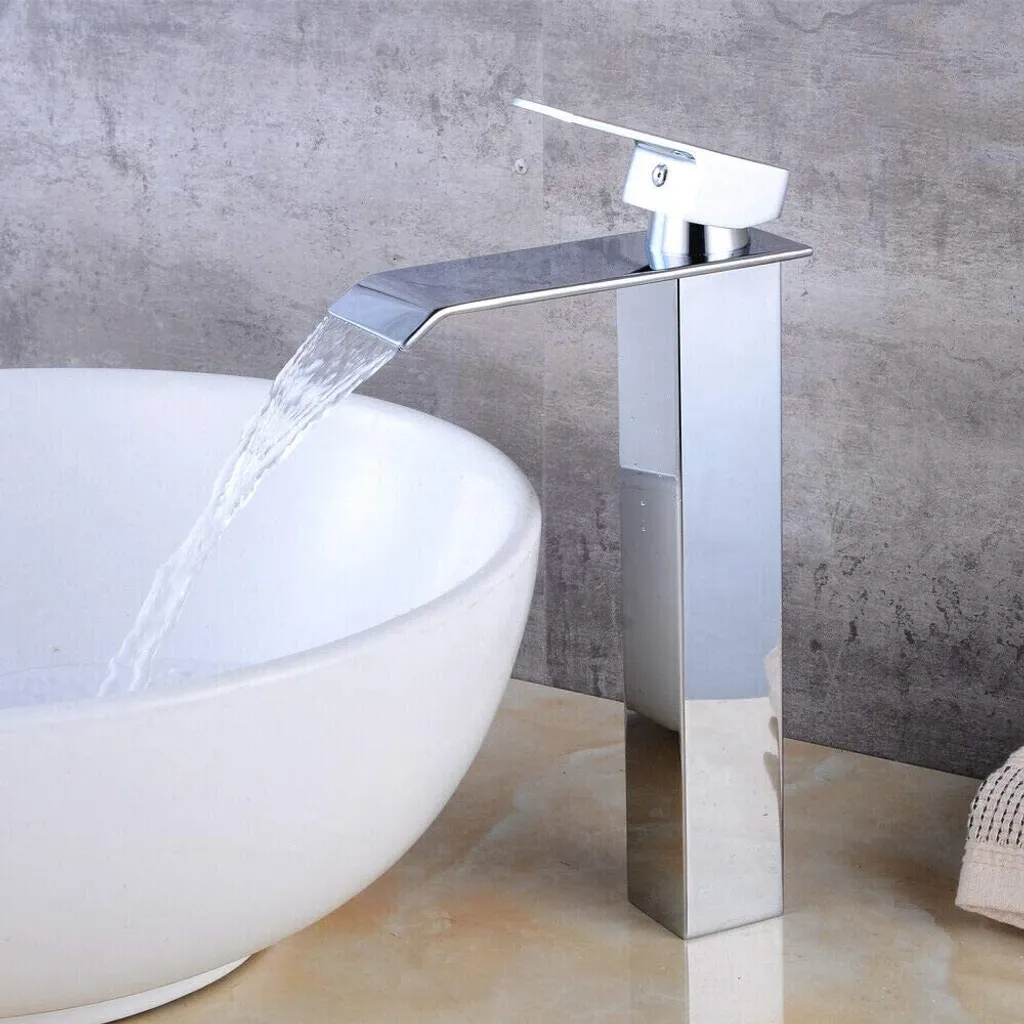 Einhebel-waschtischarmatur Im Wasserfall-stil