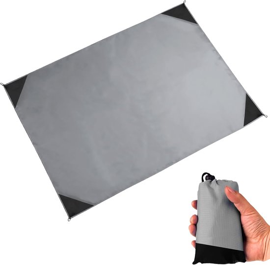 200 X 210 Cm Xxl Extra Große, Sanddichte, Faltbare Strandmatte & Campingdecke