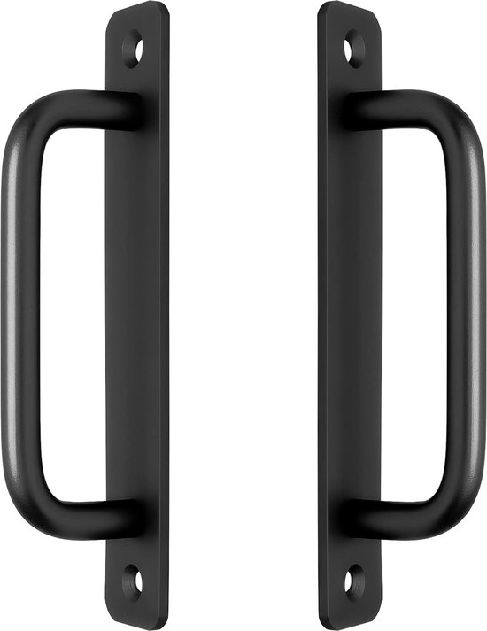 Zwei Schiebetürgriffe Aus Aluminiumlegierung – 148 Mm Metallplatte Für Küchen-/kleiderschrank-/scheunentüren – Silber