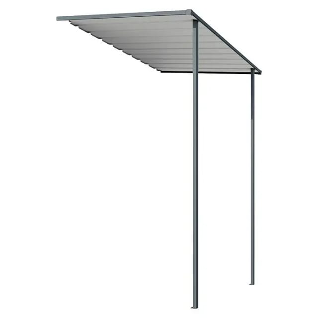 Globel Industries - Schleppdach für Gerätehaus 'Gartenmanager Dream 65', anthrazit, 1,27 m²