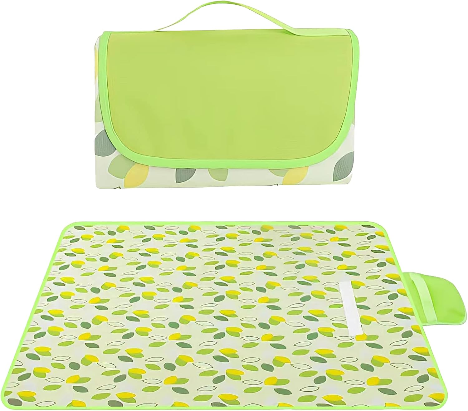 Picknickdecke, 200 X 200 Cm, Wasser- Und Sanddicht, Mit Griffen