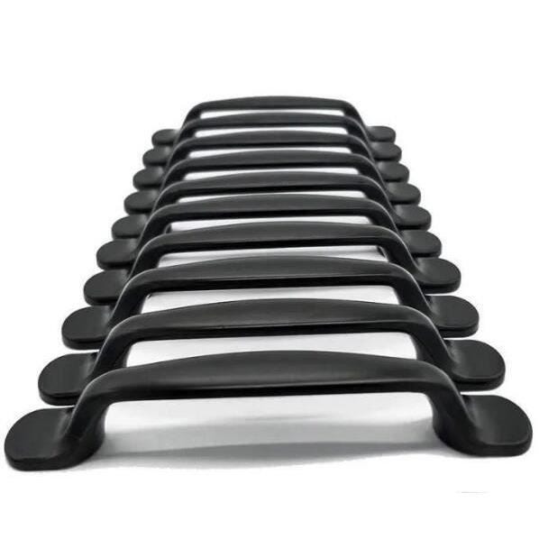 Türgriffe – Aluminiumlegierung – Modern – Schwarz – 20 Stück – 20 Mm X 130 Mm X 15 Mm