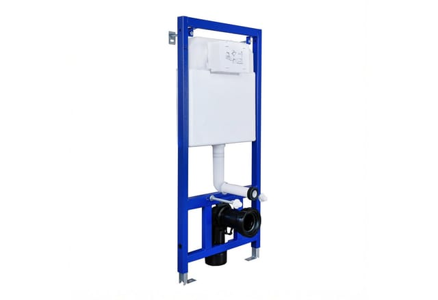 Komplettset Wand Hänge wc Spülrandlos + Deckel + Vorwandelement + Schallschutz + Betätigungsplatte - Belvit