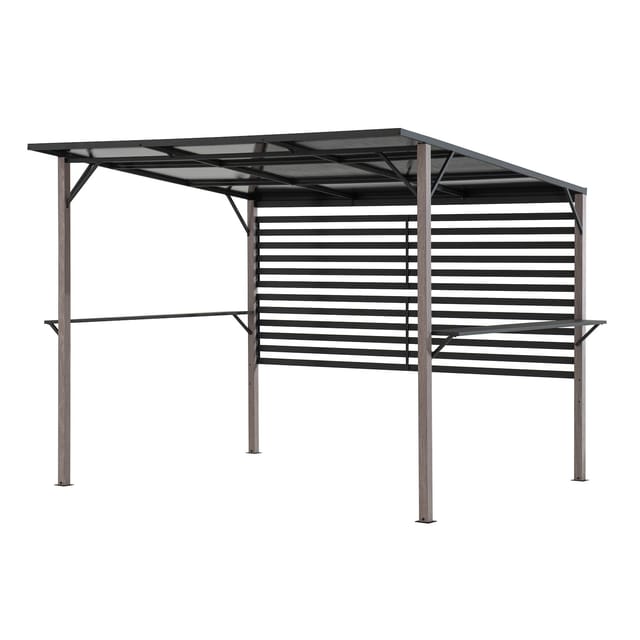 Aluminium/Stahl Whirlpool Pergola denali in Anthrazit - 252cm x 282cm