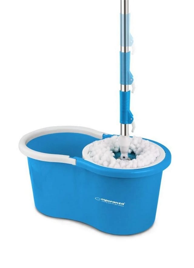 Esperanza EHS005 Mop Blau und Weiß Effektive Reinigung