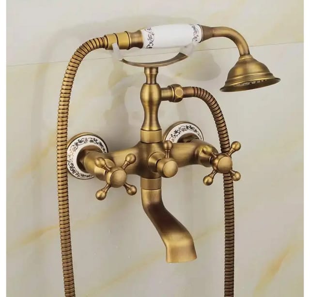 REA - wannenarmatur rustico antique gold
