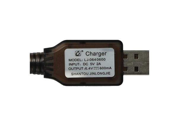 Vhbw - USB-Ladekabel für RC-Akkus mit SM-3P-Anschluss, RC-Modellbau Akkupacks - 60 cm 6,4 v