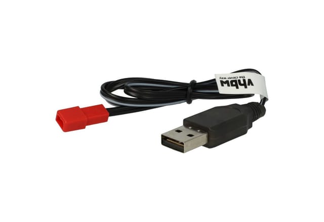 Vhbw - USB-Ladekabel für RC-Akkus mit JST-Anschluss, RC-Modellbau Akkupacks - 60 cm 3,6 v