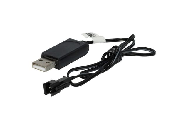 Vhbw - USB-Ladekabel für RC-Akkus mit SM-2P-Anschluss, RC-Modellbau Akkupacks - 60 cm 7,2 v