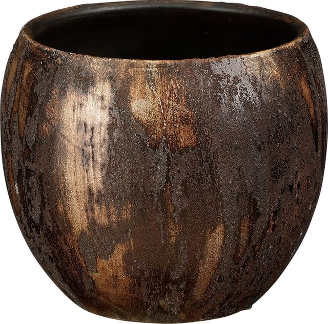 Mica Decorations - Mica Blumentopf Roel rost Terracotta ø 17 x 16 cm Topf