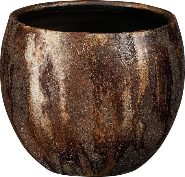Mica Decorations - Mica Blumentopf Roelopf rost Terracotta ø 14 x 13 cm Topf