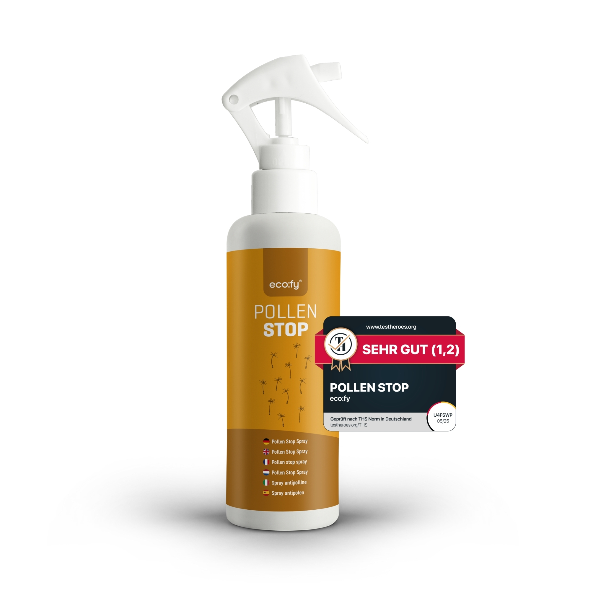 Eco:fy Pollen Stop-spray - Für Fliegengitter - Endlich Wieder Durchatmen - 0.25 L