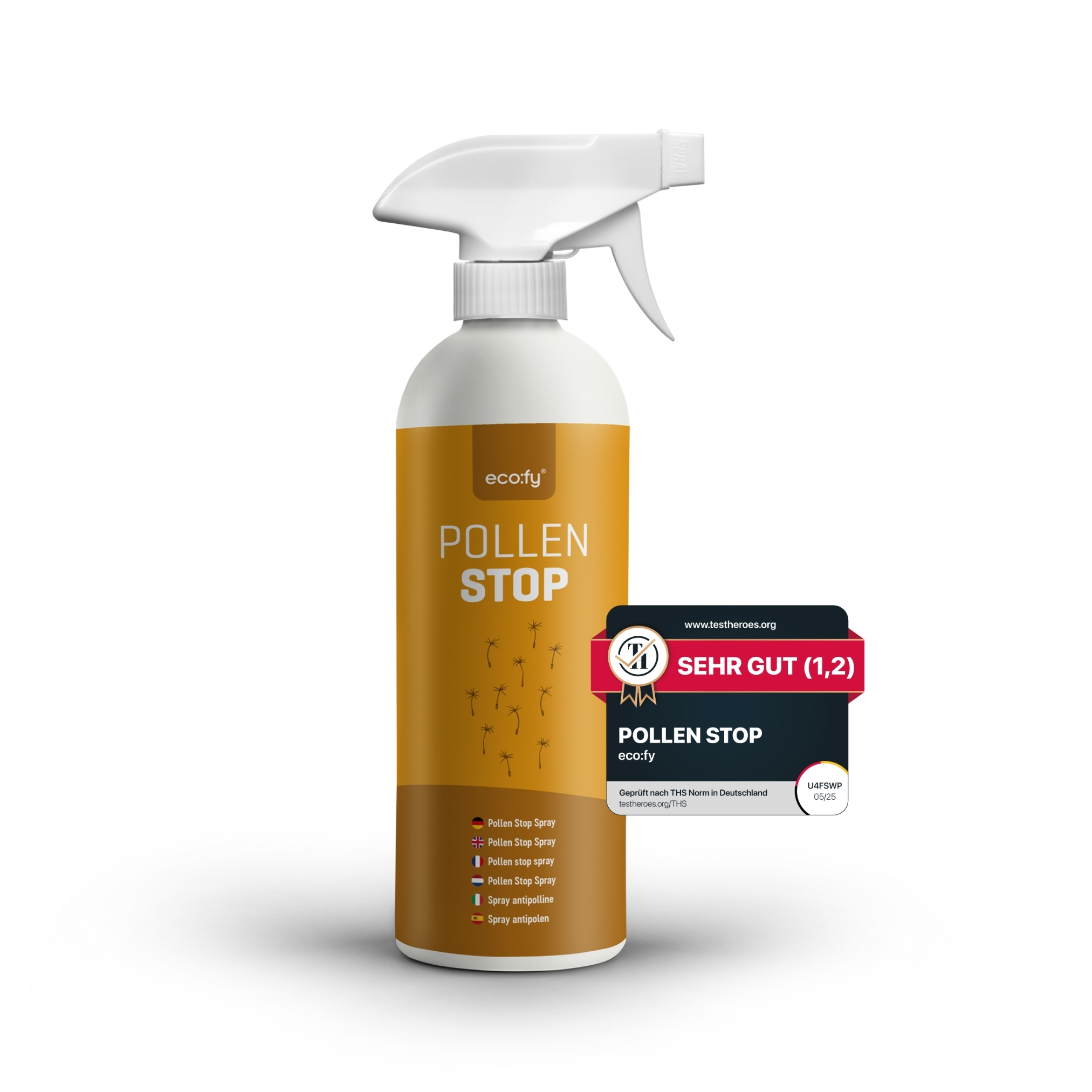 Eco:fy Pollen Stop-spray - Für Fliegengitter - Endlich Wieder Durchatmen - 0.5 L