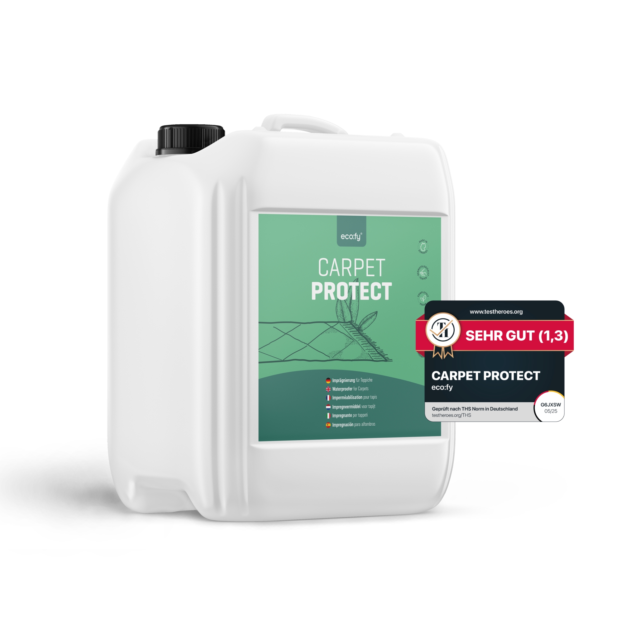 Eco:fy Teppich-imprägnierspray - Schutz Vor Nässe & Schmutz - 10 L