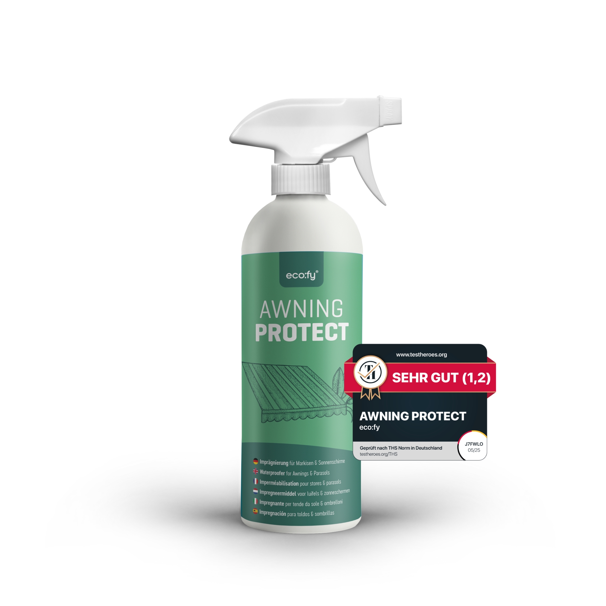 Eco:fy Markisen- & Sonnenschirm-imprägnierspray - Nachhaltiger Schutz - 0.5 L
