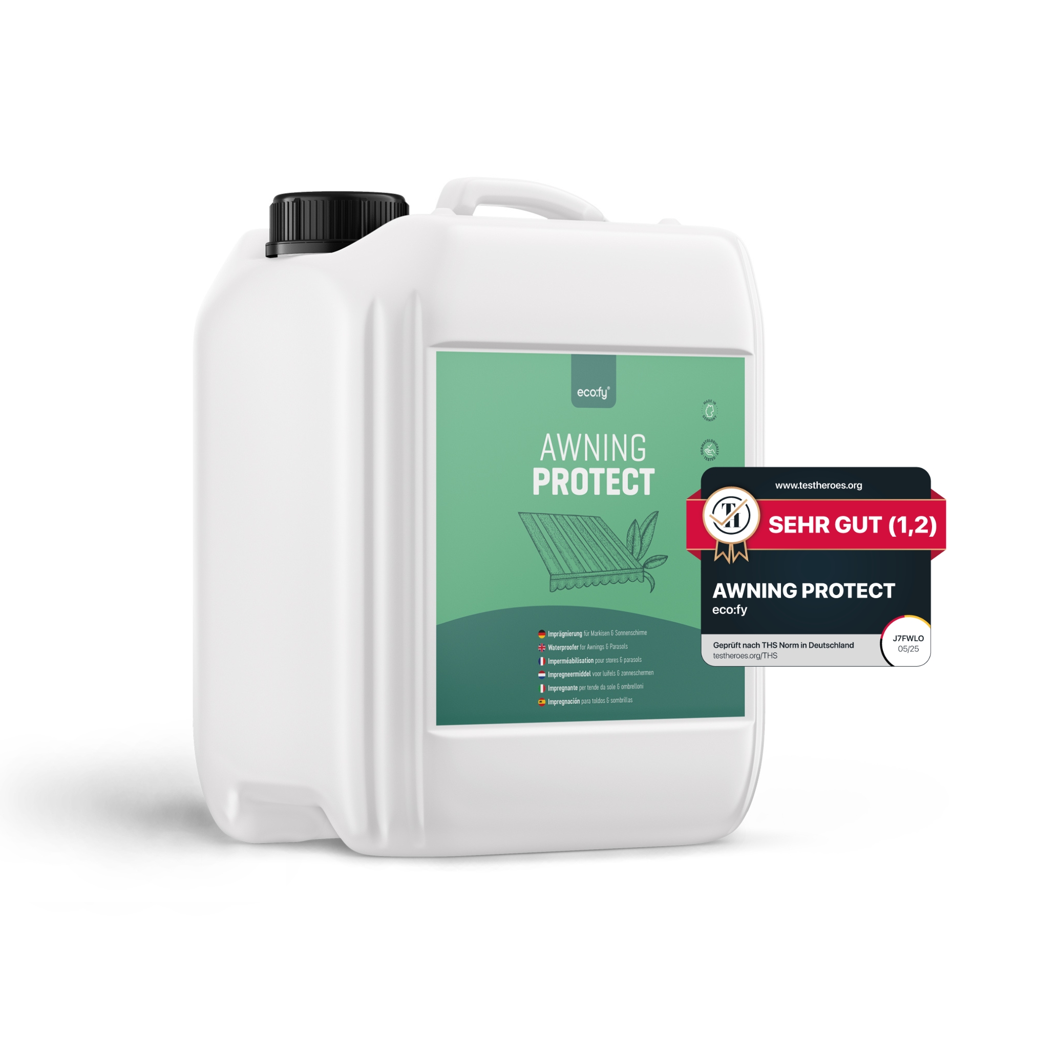 Eco:fy Markisen- & Sonnenschirm-imprägnierspray - Nachhaltiger Schutz - 5 L