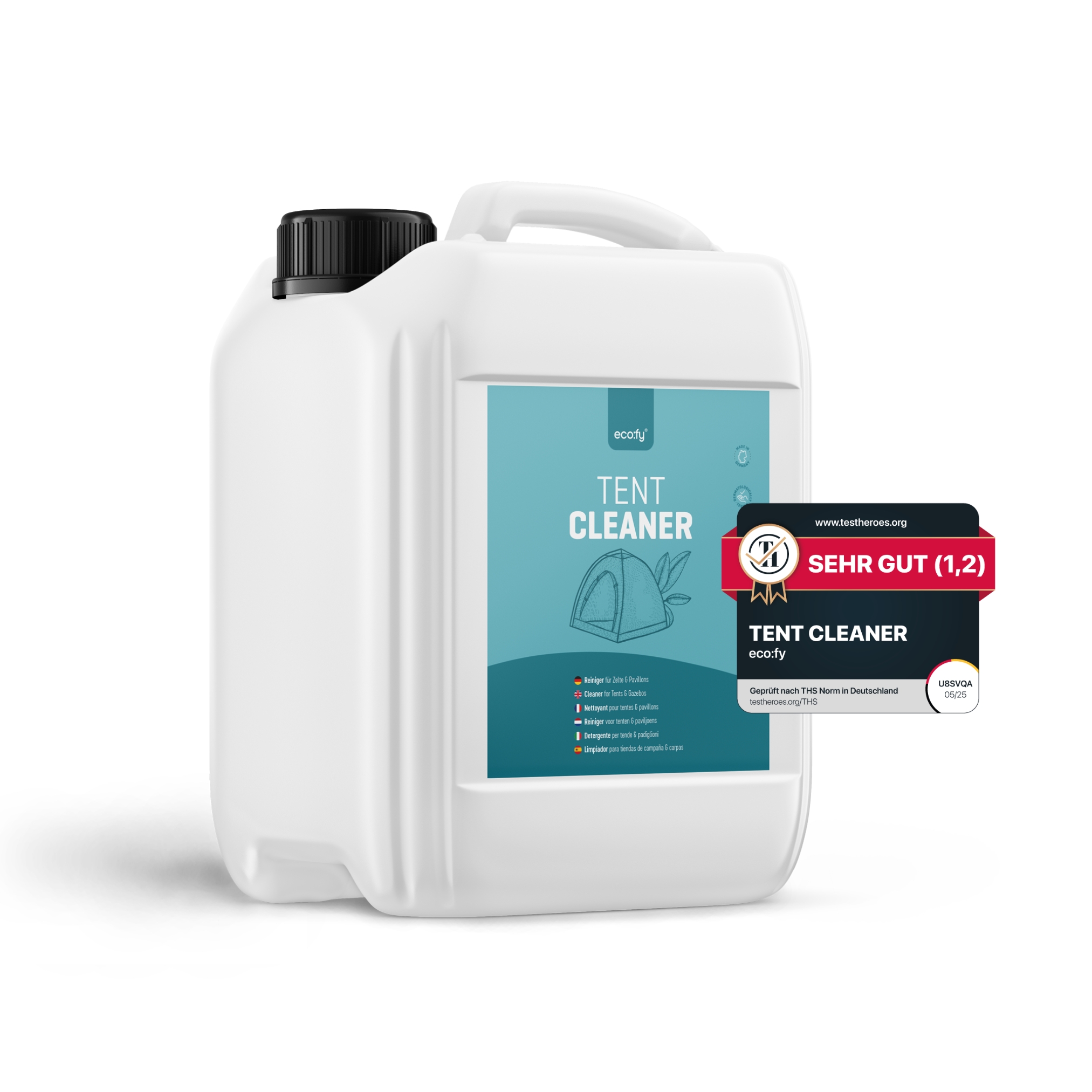 Eco:fy Zelt Und Pavillon Reiniger - Zeltreiniger Für Natürliche Und Synthetische Fasern - 2.5 L